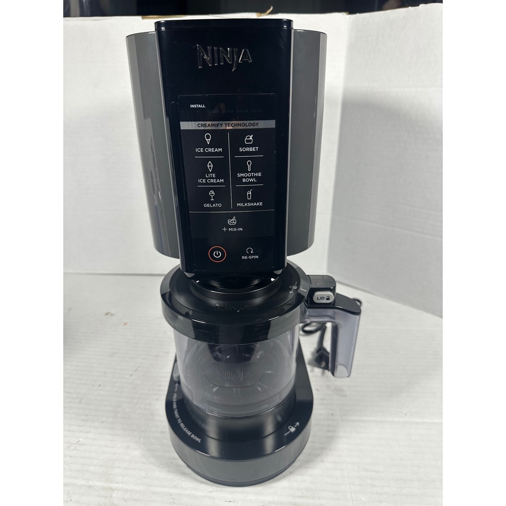 Ninja Creami NC299AMZ Ice Cream Maker 7 Programs Black Grey NC300 Series